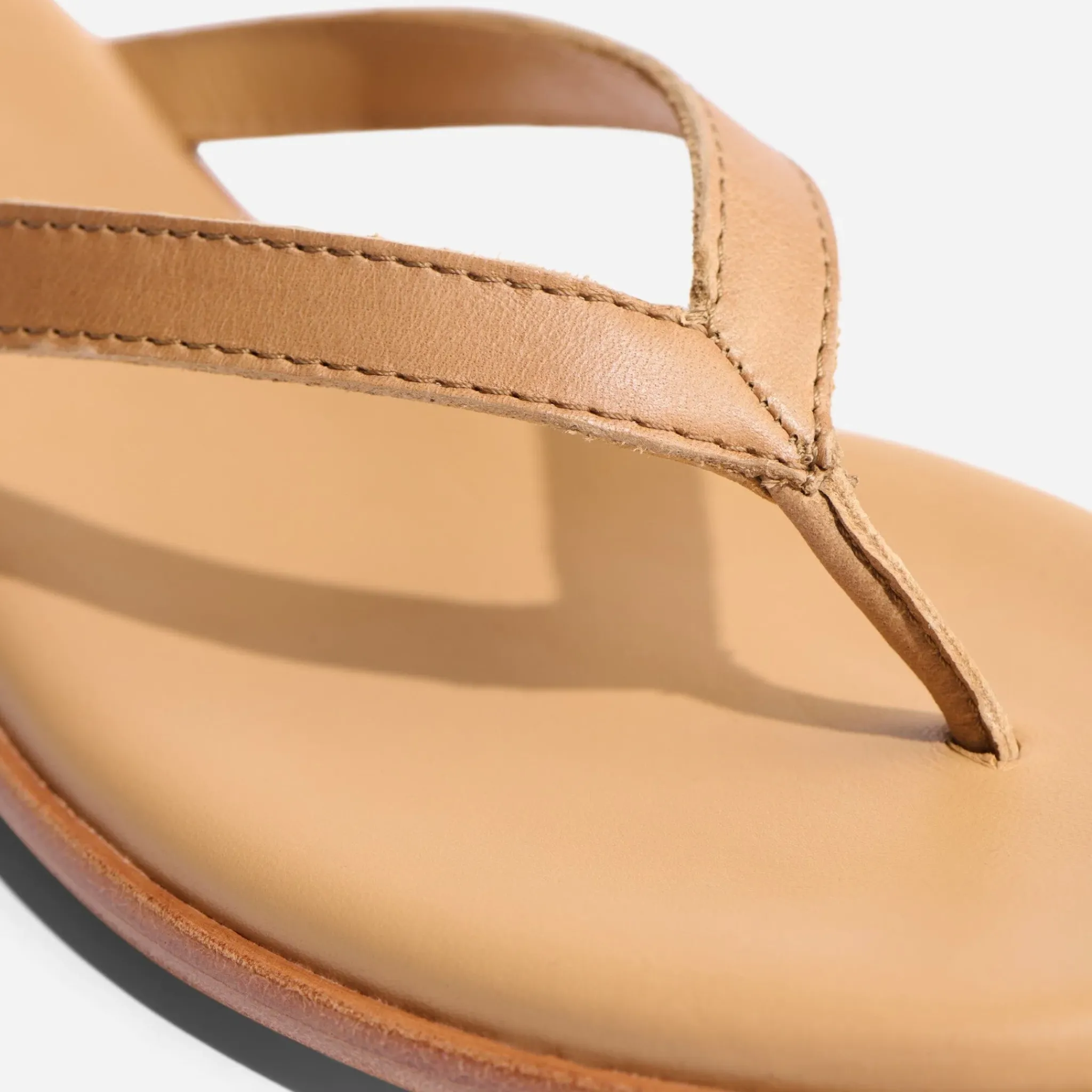Nisolo Sandals-Isabel Go-To Flip Flop Almond