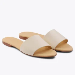 Nisolo Sandals-Isla Slide Bone