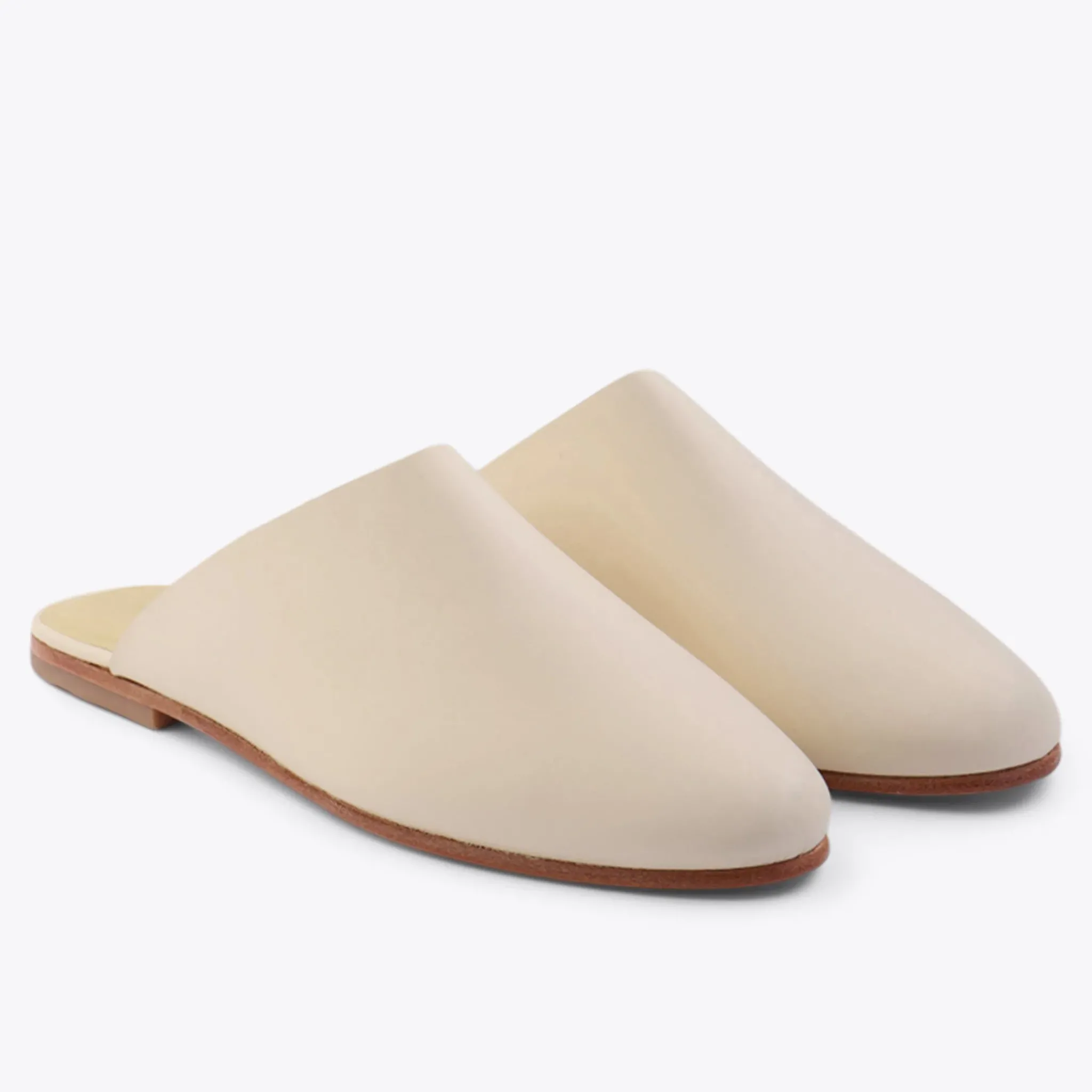Nisolo Flats & Slip Ons-Lima Slip On Bone
