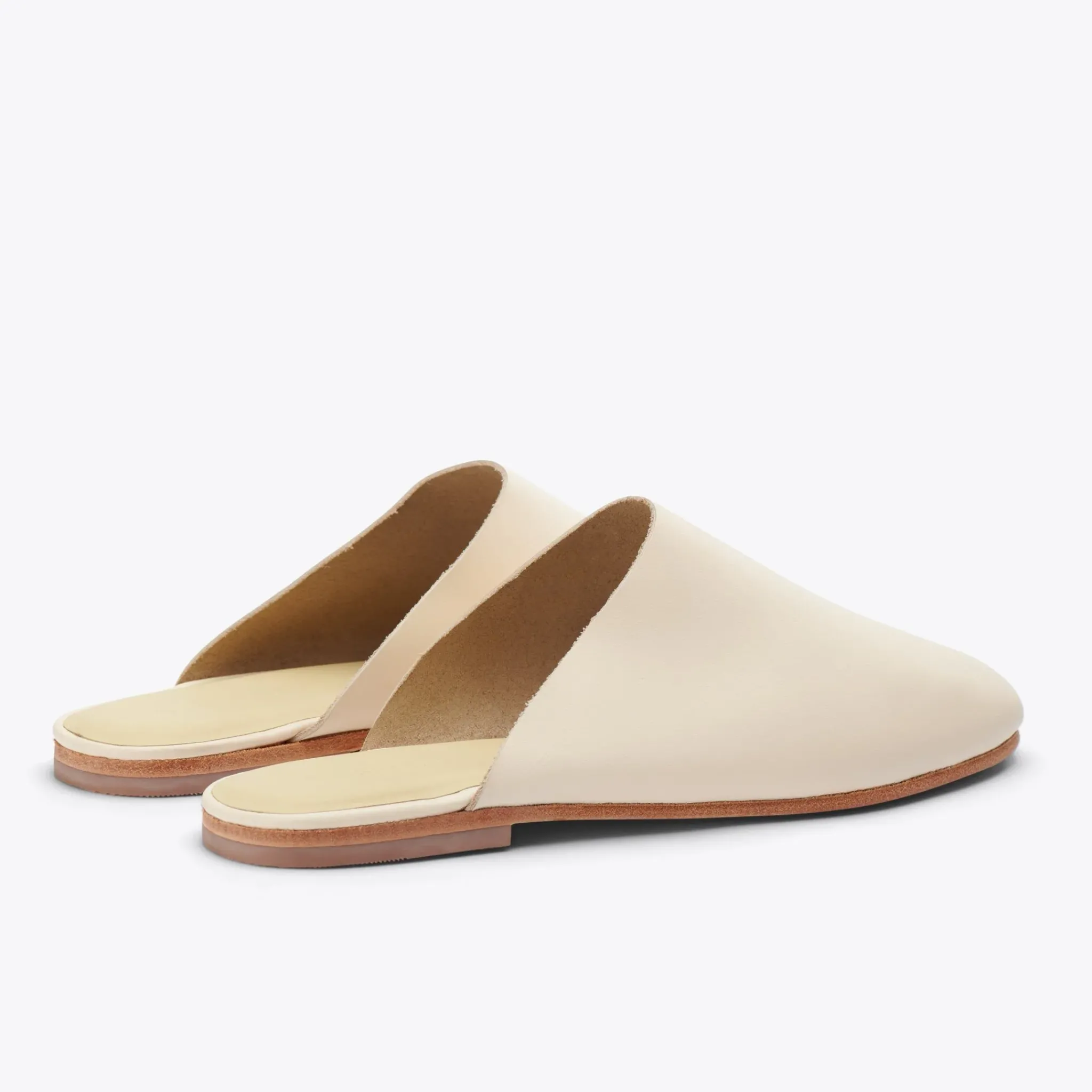 Nisolo Flats & Slip Ons-Lima Slip On Bone