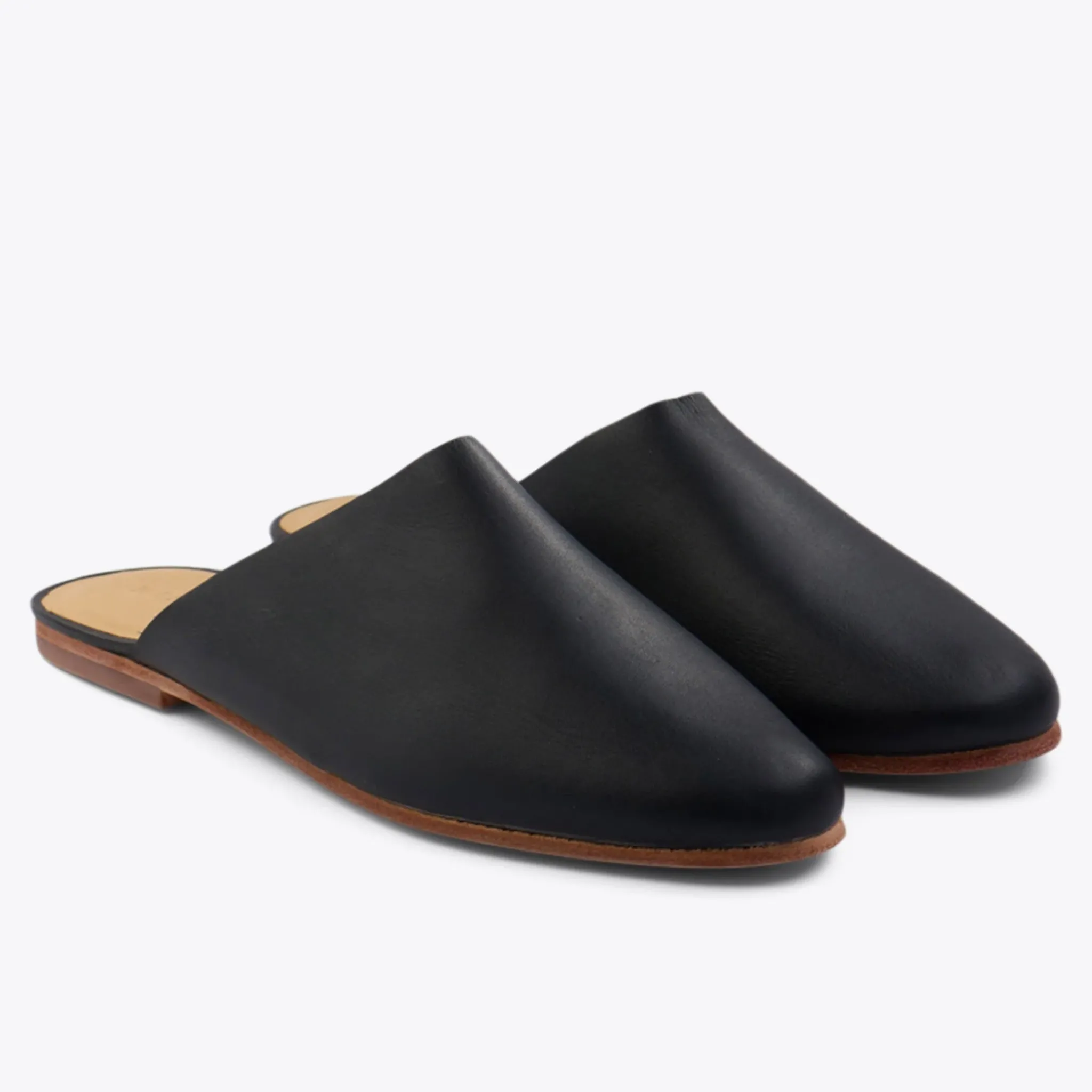 Nisolo Mules-Lima Slip On Black
