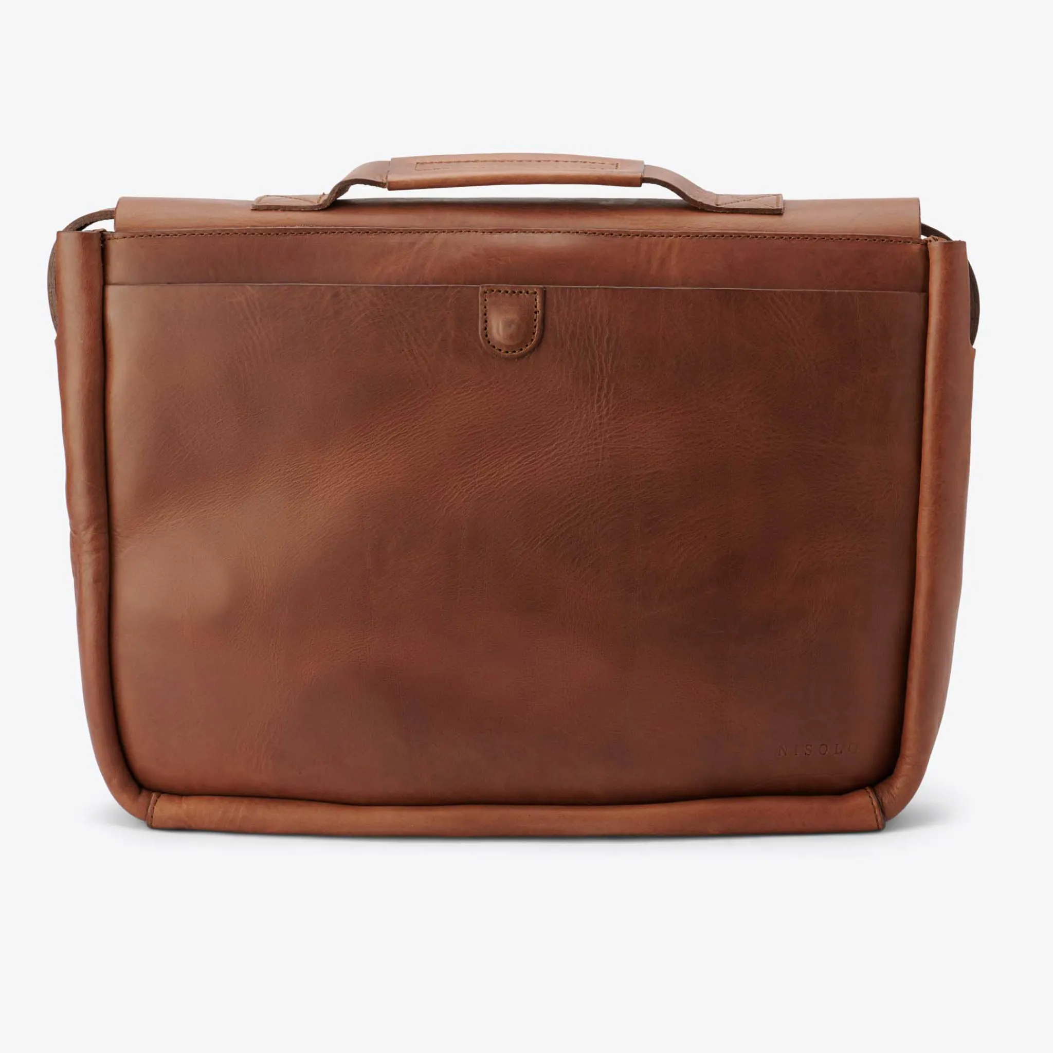 Nisolo Bags & Wallets-Loreto Messenger Bag Chestnut