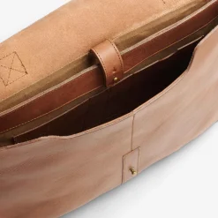 Nisolo Bags & Wallets-Loreto Messenger Bag Chestnut