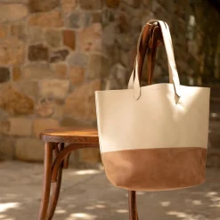 Nisolo Bags & Wallets-Lori Tote Bone/Almond