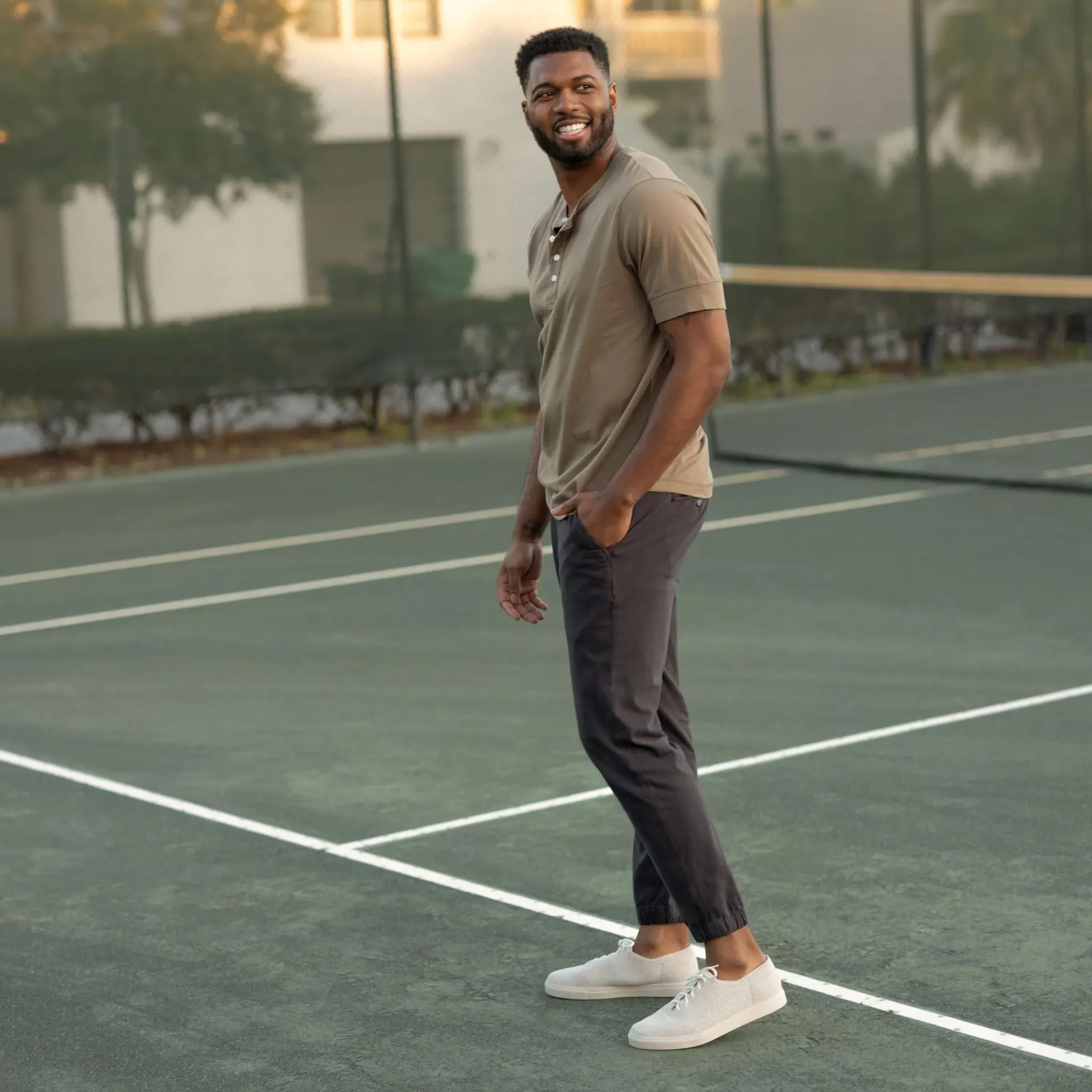 Nisolo Sneakers-Men's 365 Eco-Knit Sneaker Linen