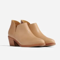 Nisolo Boots-Mia Everyday Ankle Bootie Almond