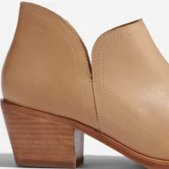 Nisolo Boots-Mia Everyday Ankle Bootie Almond