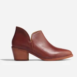 Nisolo Boots-Mia Everyday Ankle Bootie Auburn