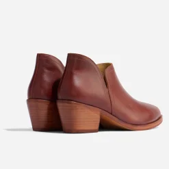 Nisolo Boots-Mia Everyday Ankle Bootie Auburn