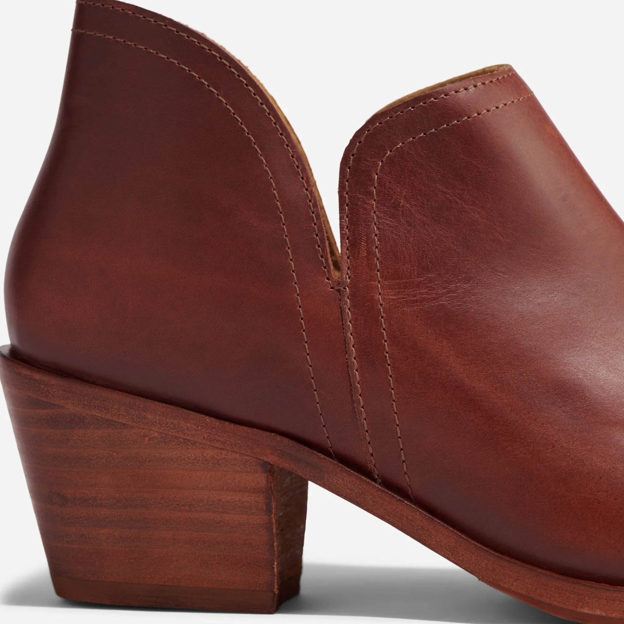 Nisolo Boots-Mia Everyday Ankle Bootie Auburn