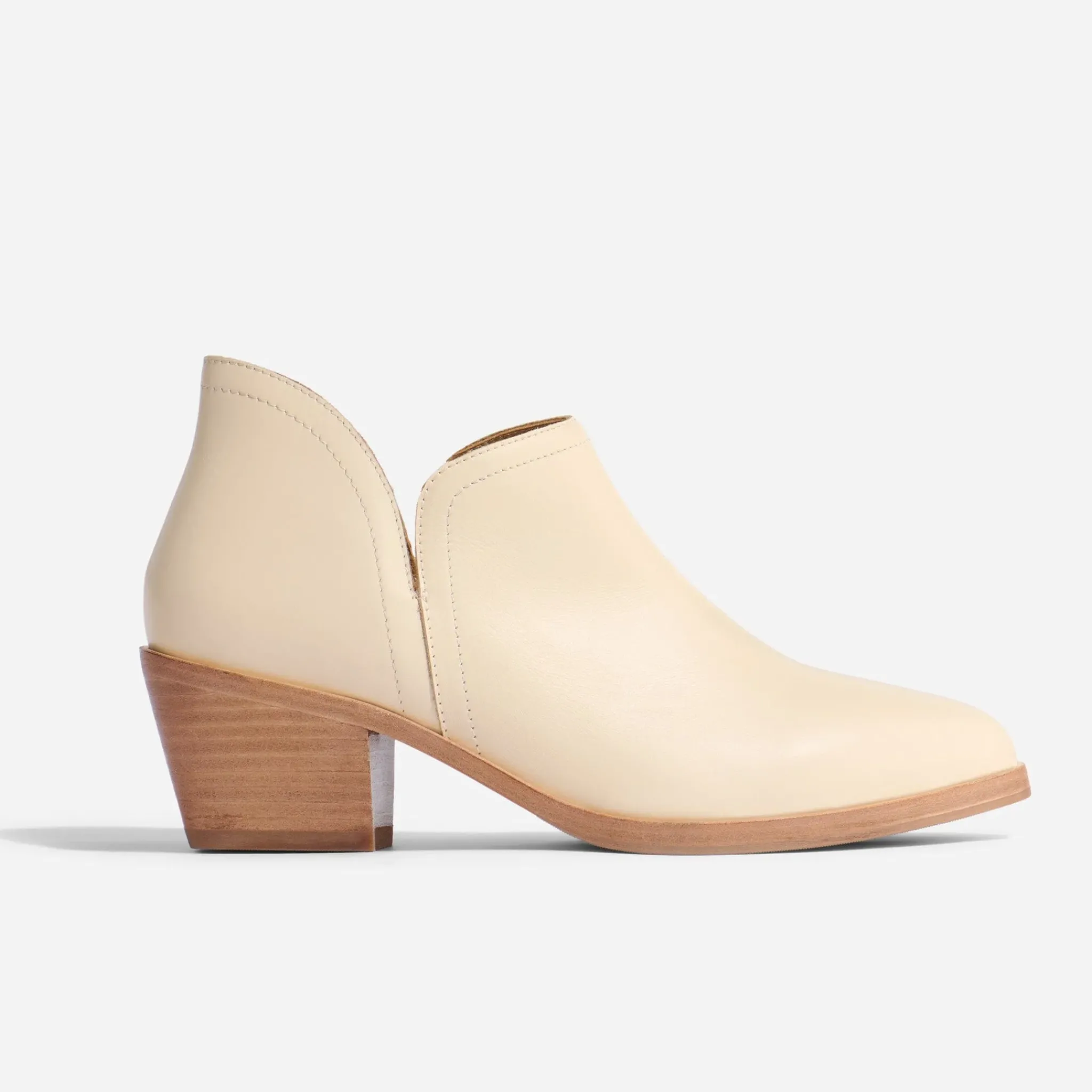 Nisolo Boots-Mia Everyday Ankle Bootie Bone