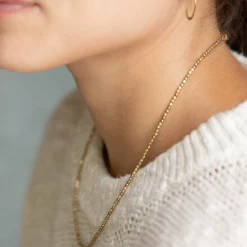 Nisolo Jewelry-Tiny Bead Choker Brass