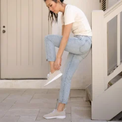 Nisolo Sneakers-Women's Athleisure Eco-Knit Sneaker Linen