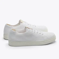 Nisolo Sneakers-Women's Go-To Eco-Knit Sneaker White