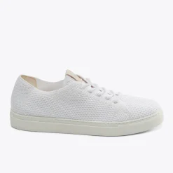 Nisolo Sneakers-Women's Go-To Eco-Knit Sneaker White