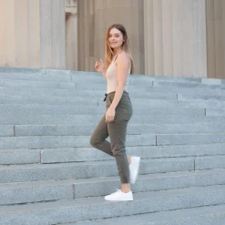 Nisolo Sneakers-Women's Go-To Eco-Knit Sneaker White