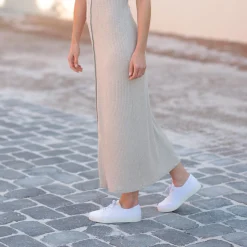 Nisolo Sneakers-Women's Go-To Eco-Knit Sneaker White