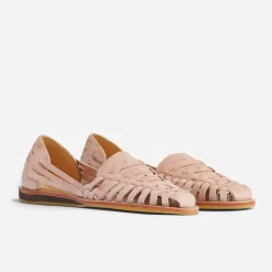 Nisolo Flats & Slip Ons-Women's Huarache Sandal Desert Rose