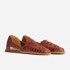 Nisolo Sandals-Women's Huarache Sandal Brandy